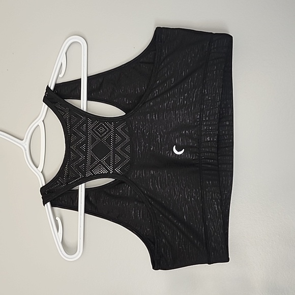 ZYIA active black heathered bomber bra XXL plus size - Picture 3 of 5